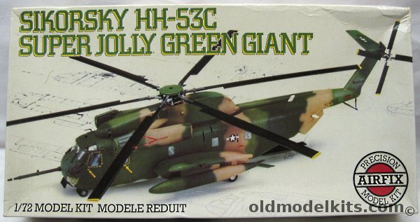 Airfix 1/72 TWO Sikorsky HH-53C / S-65C-3 Super Jolly Green Giant - USAF 67th Rescue and Recovery Sq Woodbridge England or Israeli Air Force, 06003-7 plastic model kit